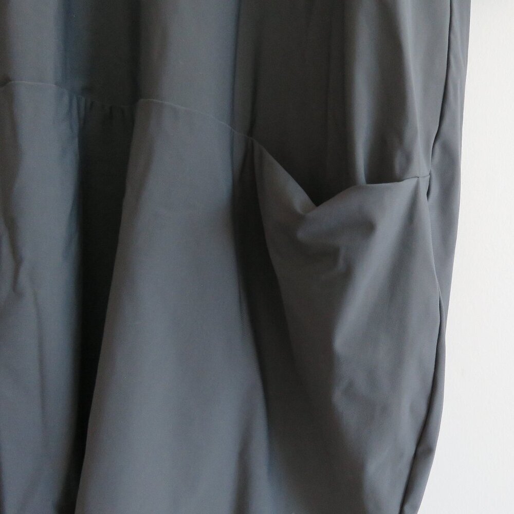 JASON Portofino Pocket Tunic Top in Dark Gray Lagenlook Minimalist - Size S - Picture 4 of 16